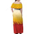 Japanese Kaen Pattern Family Matching Off Shoulder Maxi Dress and Hawaiian Shirt Flame Pillar Blazing Lion Heart - Wonder Print Shop