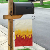 Japanese Kaen Pattern Garden Flag Flame Pillar Blazing Lion Heart - Wonder Print Shop