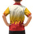 Japanese Kaen Pattern Hawaiian Shirt Flame Pillar Blazing Lion Heart - Wonder Print Shop
