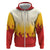 Japanese Kaen Pattern Hoodie Flame Pillar Blazing Lion Heart - Wonder Print Shop