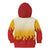 Japanese Kaen Pattern Kid Hoodie Flame Pillar Blazing Lion Heart - Wonder Print Shop