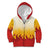 Japanese Kaen Pattern Kid Hoodie Flame Pillar Blazing Lion Heart - Wonder Print Shop