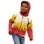 Japanese Kaen Pattern Kid Hoodie Flame Pillar Blazing Lion Heart - Wonder Print Shop