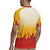 Japanese Kaen Pattern Rugby Jersey Flame Pillar Blazing Lion Heart - Wonder Print Shop