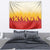Japanese Kaen Pattern Tapestry Flame Pillar Blazing Lion Heart - Wonder Print Shop
