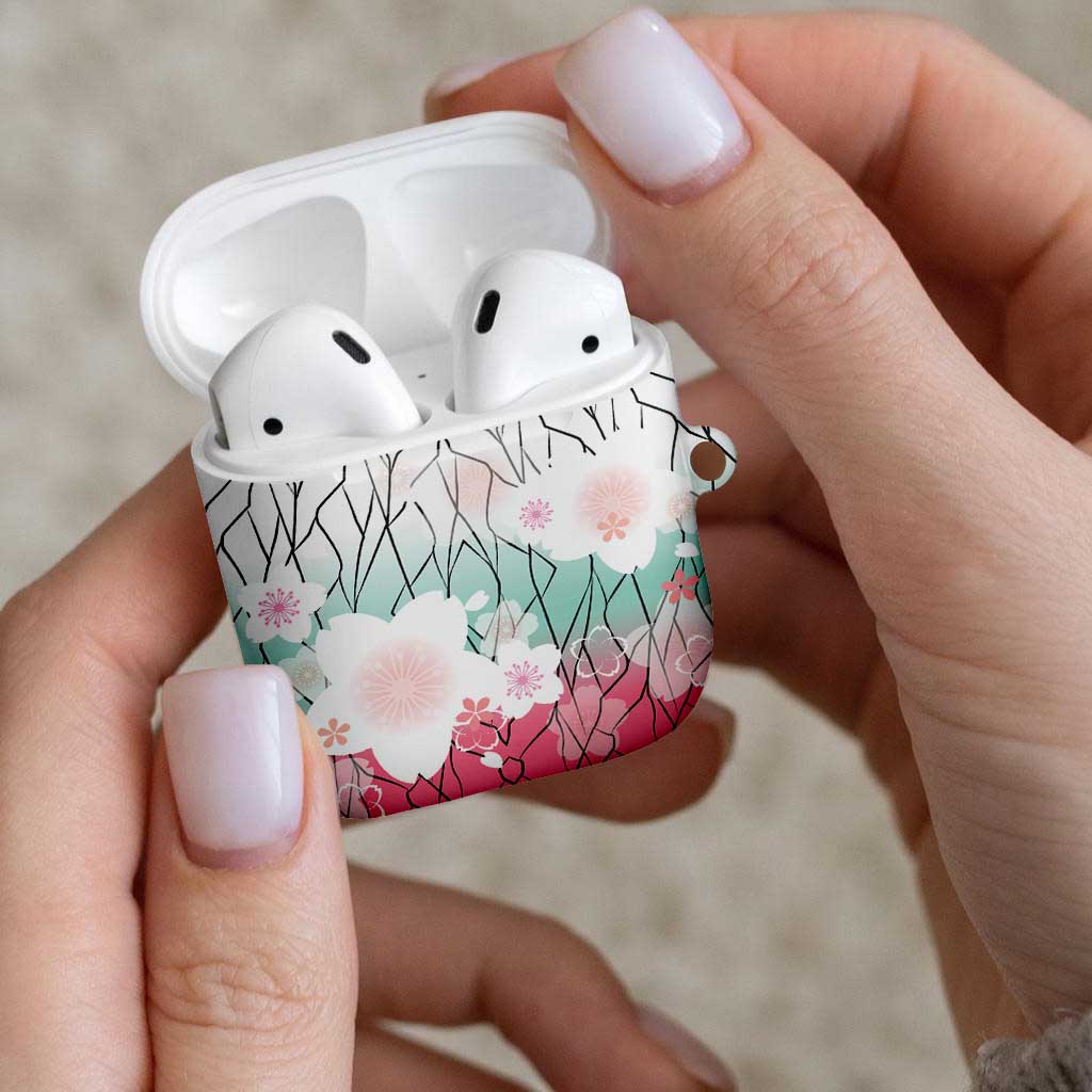 Japanese Kocho Pattern AirPods Case Insect Pillar Butterfly Flower Fairy - Wonder Print Shop