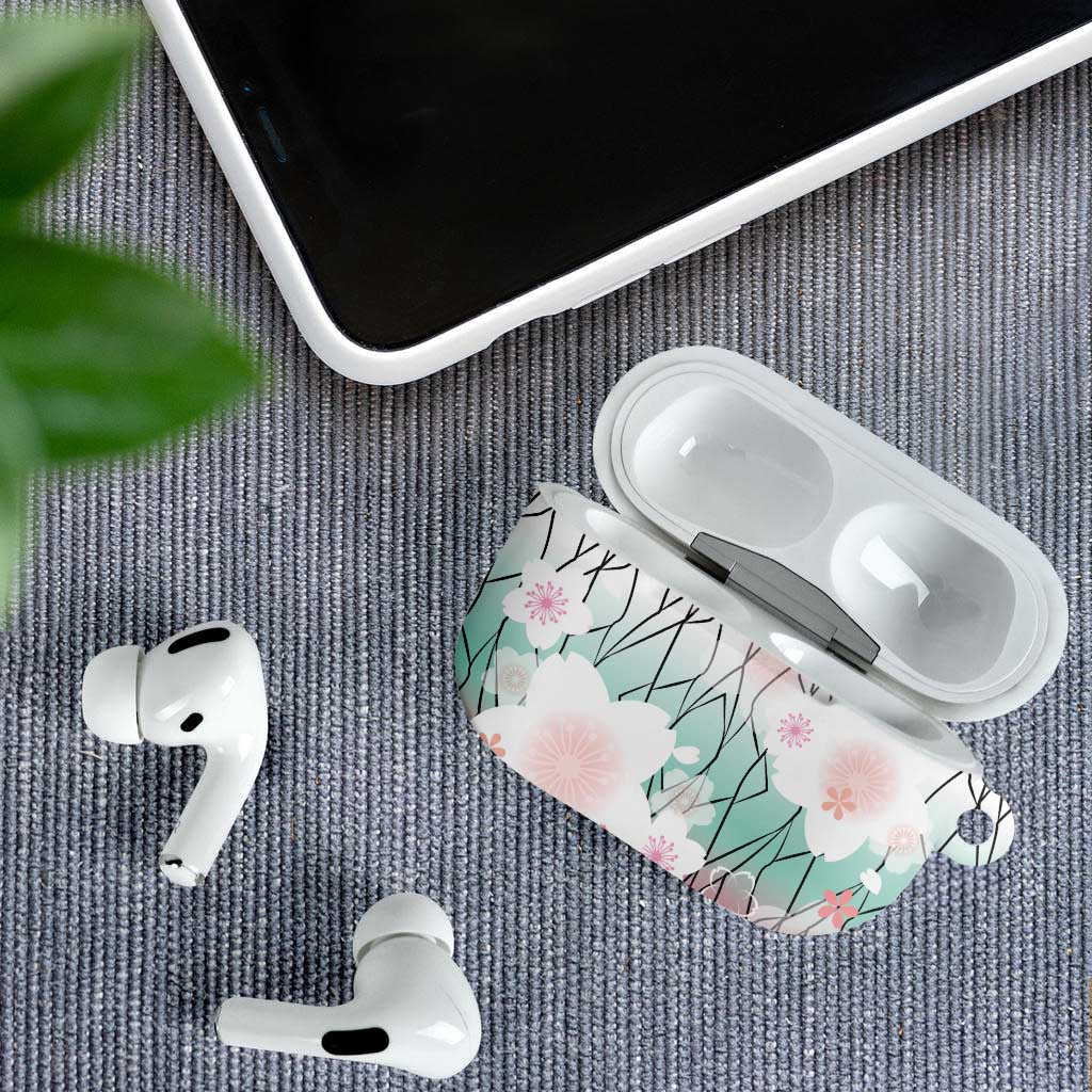 Japanese Kocho Pattern AirPods Case Insect Pillar Butterfly Flower Fairy - Wonder Print Shop