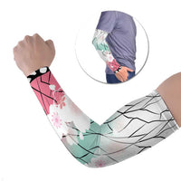 Japanese Kocho Pattern Arm Sleeves Insect Pillar Butterfly Flower Fairy - Wonder Print Shop