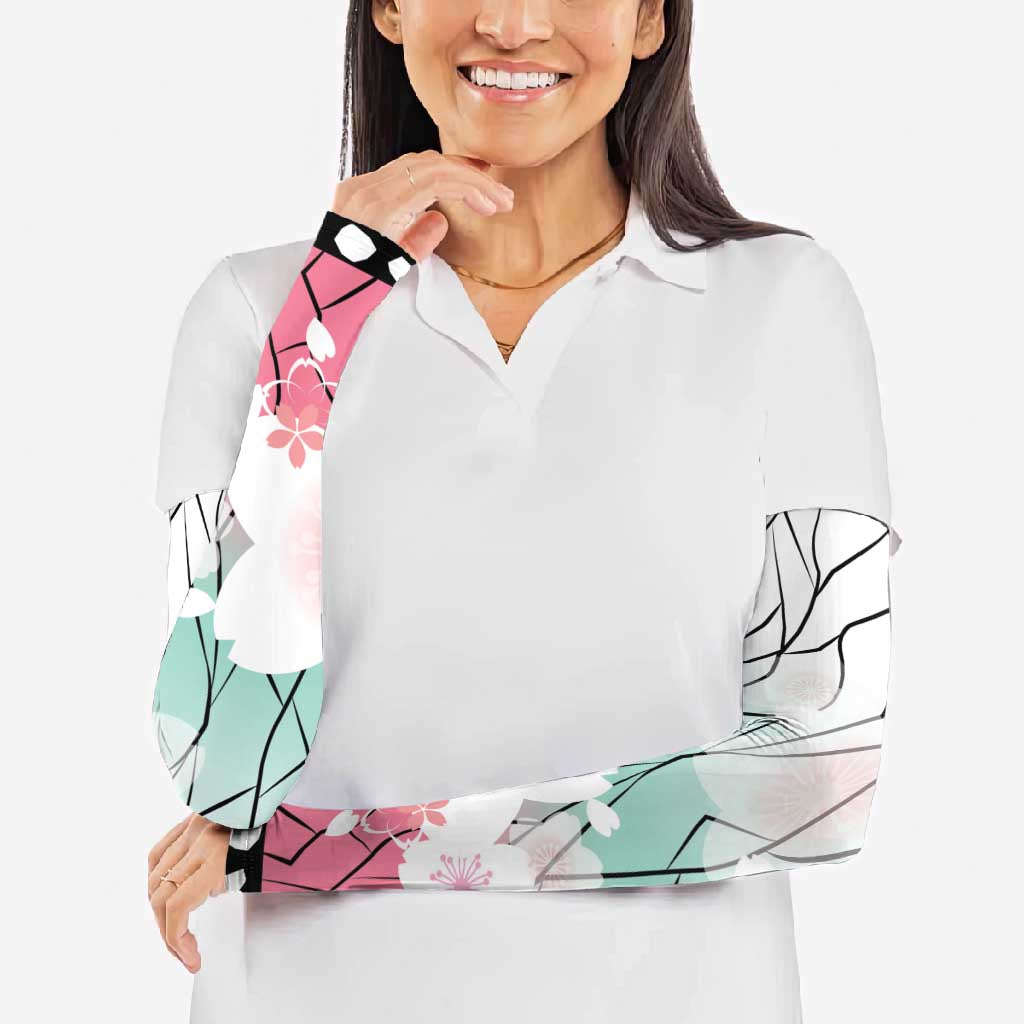 Japanese Kocho Pattern Arm Sleeves Insect Pillar Butterfly Flower Fairy - Wonder Print Shop