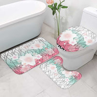Japanese Kocho Pattern Bathroom Set Insect Pillar Butterfly Flower Fairy - Wonder Print Shop