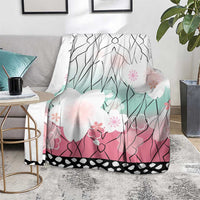 Japanese Kocho Pattern Blanket Insect Pillar Butterfly Flower Fairy - Wonder Print Shop