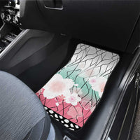 Japanese Kocho Pattern Car Mats Insect Pillar Butterfly Flower Fairy - Wonder Print Shop