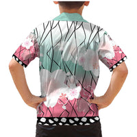 Japanese Kocho Pattern Family Matching Mermaid Dress and Hawaiian Shirt Insect Pillar Butterfly Flower Fairy - Wonder Print Shop