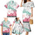 Japanese Kocho Pattern Family Matching Mermaid Dress and Hawaiian Shirt Insect Pillar Butterfly Flower Fairy - Wonder Print Shop