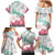 Japanese Kocho Pattern Family Matching Mermaid Dress and Hawaiian Shirt Insect Pillar Butterfly Flower Fairy - Wonder Print Shop