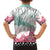 Japanese Kocho Pattern Family Matching Off Shoulder Maxi Dress and Hawaiian Shirt Insect Pillar Butterfly Flower Fairy - Wonder Print Shop
