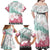 Japanese Kocho Pattern Family Matching Off Shoulder Maxi Dress and Hawaiian Shirt Insect Pillar Butterfly Flower Fairy - Wonder Print Shop