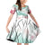 Japanese Kocho Pattern Family Matching Off Shoulder Short Dress and Hawaiian Shirt Insect Pillar Butterfly Flower Fairy - Wonder Print Shop