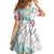 Japanese Kocho Pattern Family Matching Off Shoulder Short Dress and Hawaiian Shirt Insect Pillar Butterfly Flower Fairy - Wonder Print Shop