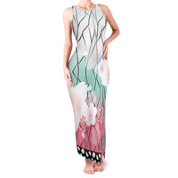 Japanese Kocho Pattern Family Matching Tank Maxi Dress and Hawaiian Shirt Insect Pillar Butterfly Flower Fairy - Wonder Print Shop