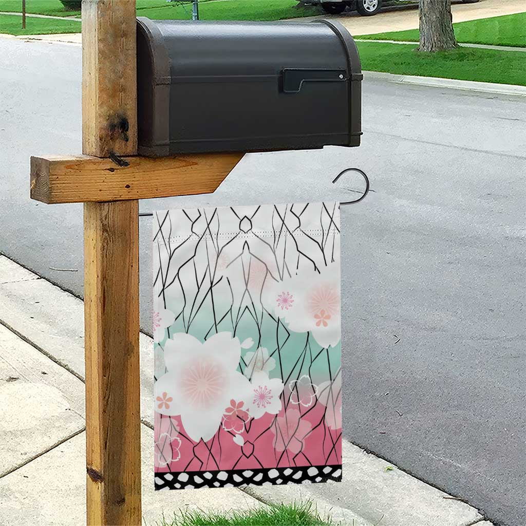 Japanese Kocho Pattern Garden Flag Insect Pillar Butterfly Flower Fairy - Wonder Print Shop