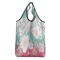 Japanese Kocho Pattern Grocery Bag Insect Pillar Butterfly Flower Fairy - Wonder Print Shop