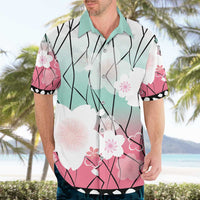 Japanese Kocho Pattern Hawaiian Shirt Insect Pillar Butterfly Flower Fairy - Wonder Print Shop