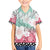 Japanese Kocho Pattern Hawaiian Shirt Insect Pillar Butterfly Flower Fairy - Wonder Print Shop