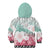 Japanese Kocho Pattern Kid Hoodie Insect Pillar Butterfly Flower Fairy - Wonder Print Shop