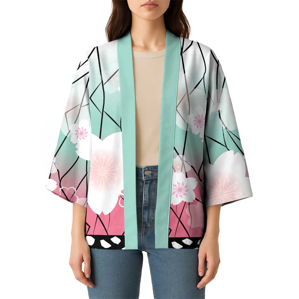 Japanese Kocho Pattern Kimono Insect Pillar Butterfly Flower Fairy - Wonder Print Shop