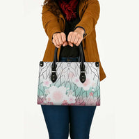 Japanese Kocho Pattern Leather Bag Insect Pillar Butterfly Flower Fairy - Wonder Print Shop