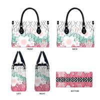 Japanese Kocho Pattern Leather Bag Insect Pillar Butterfly Flower Fairy - Wonder Print Shop