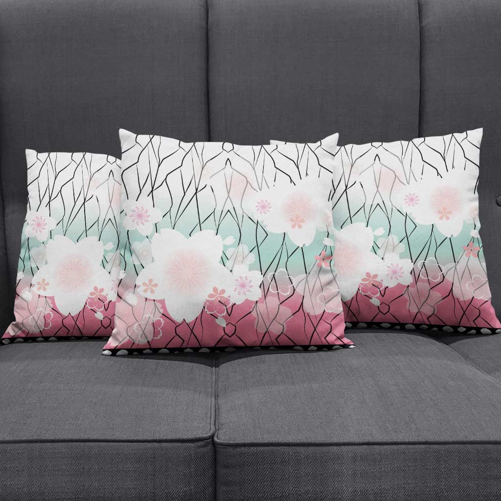 Japanese Kocho Pattern Pillow Cover Insect Pillar Butterfly Flower Fairy - Wonder Print Shop