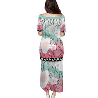 Japanese Kocho Pattern Puletasi Insect Pillar Butterfly Flower Fairy - Wonder Print Shop