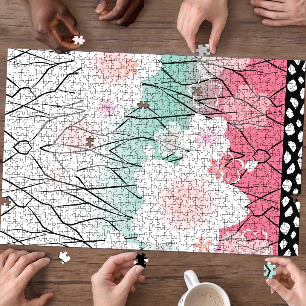 Japanese Kocho Pattern Puzzle Insect Pillar Butterfly Flower Fairy - Wonder Print Shop