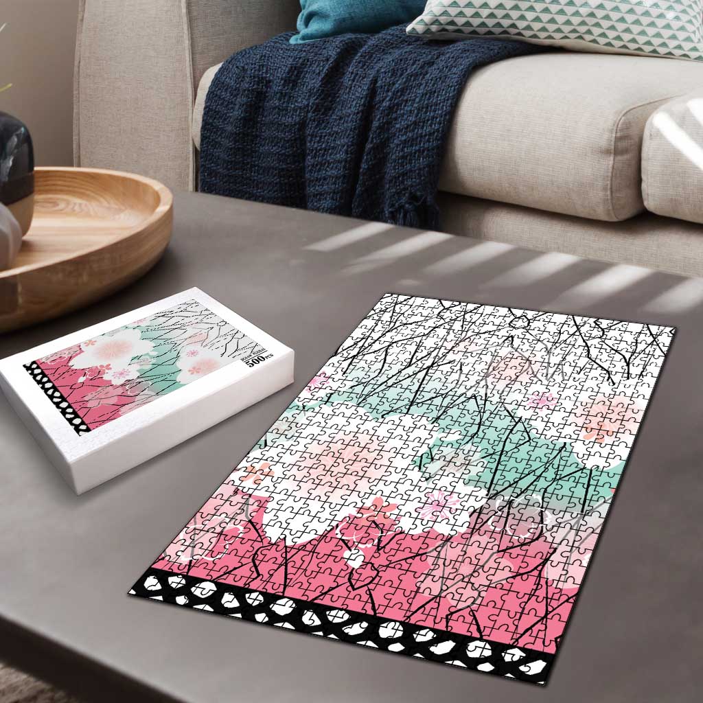 Japanese Kocho Pattern Puzzle Insect Pillar Butterfly Flower Fairy - Wonder Print Shop