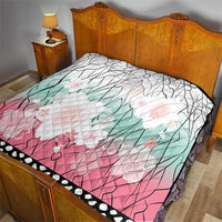 Japanese Kocho Pattern Quilt Insect Pillar Butterfly Flower Fairy - Wonder Print Shop