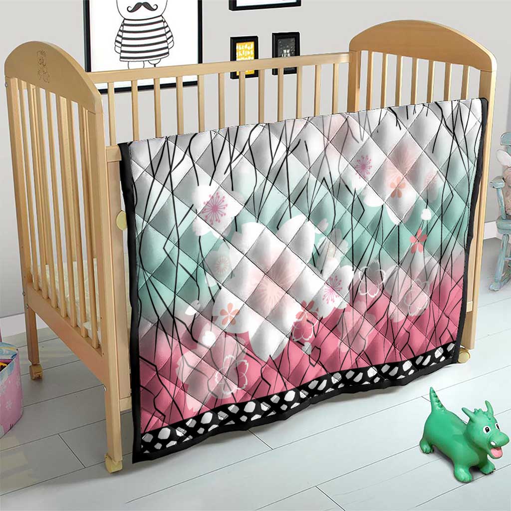 Japanese Kocho Pattern Quilt Insect Pillar Butterfly Flower Fairy - Wonder Print Shop