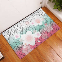Japanese Kocho Pattern Rubber Doormat Insect Pillar Butterfly Flower Fairy - Wonder Print Shop