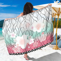 Japanese Kocho Pattern Sarong Insect Pillar Butterfly Flower Fairy - Wonder Print Shop