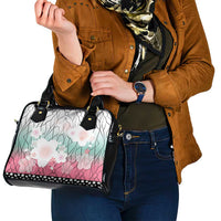 Japanese Kocho Pattern Shoulder Handbag Insect Pillar Butterfly Flower Fairy - Wonder Print Shop