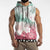 Japanese Kocho Pattern Sleeveless Hoodie Insect Pillar Butterfly Flower Fairy - Wonder Print Shop
