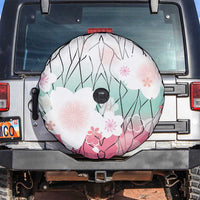 Japanese Kocho Pattern Spare Tire Cover Insect Pillar Butterfly Flower Fairy - Wonder Print Shop
