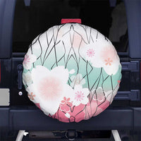 Japanese Kocho Pattern Spare Tire Cover Insect Pillar Butterfly Flower Fairy - Wonder Print Shop