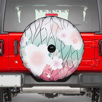Japanese Kocho Pattern Spare Tire Cover Insect Pillar Butterfly Flower Fairy - Wonder Print Shop