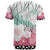 Japanese Kocho Pattern T Shirt Insect Pillar Butterfly Flower Fairy - Wonder Print Shop