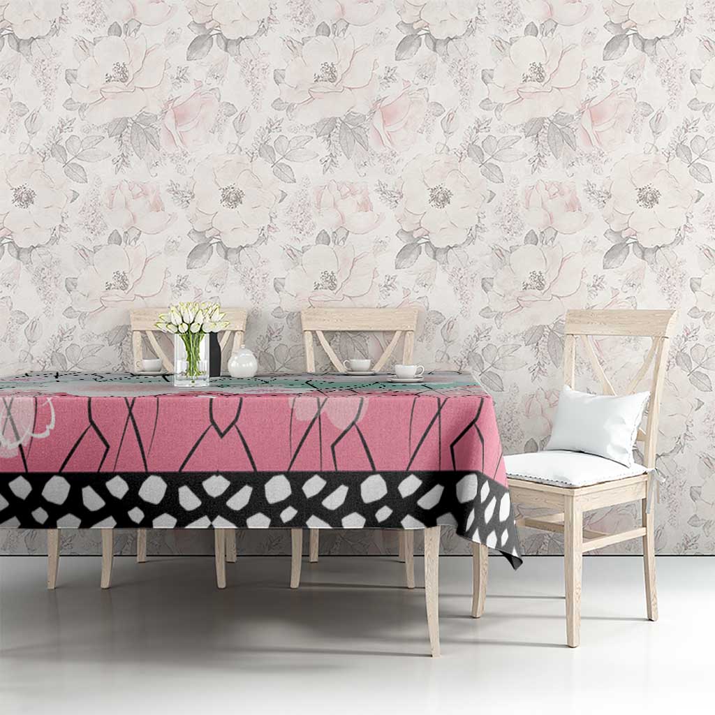 Japanese Kocho Pattern Tablecloth Insect Pillar Butterfly Flower Fairy - Wonder Print Shop