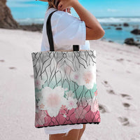 Japanese Kocho Pattern Tote Bag Insect Pillar Butterfly Flower Fairy - Wonder Print Shop