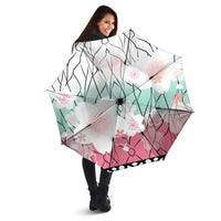 Japanese Kocho Pattern Umbrella Insect Pillar Butterfly Flower Fairy - Wonder Print Shop