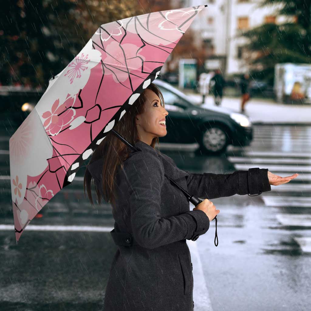 Japanese Kocho Pattern Umbrella Insect Pillar Butterfly Flower Fairy - Wonder Print Shop